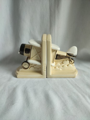 Vintage ceramic biplane - vintage,