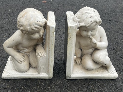 Pair vintage chalk - a,