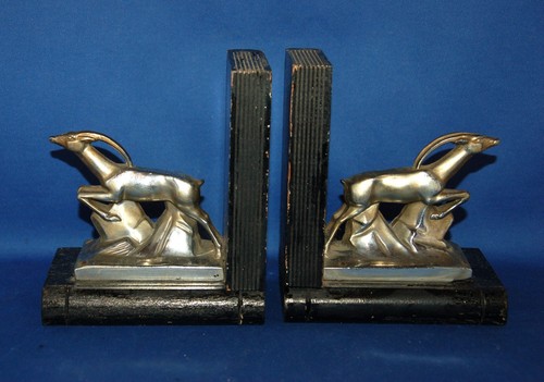 Pair antique white metal - pair, of