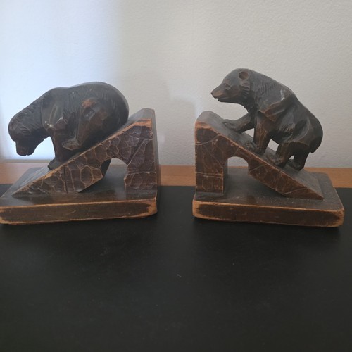 Antique black forest - black, bear