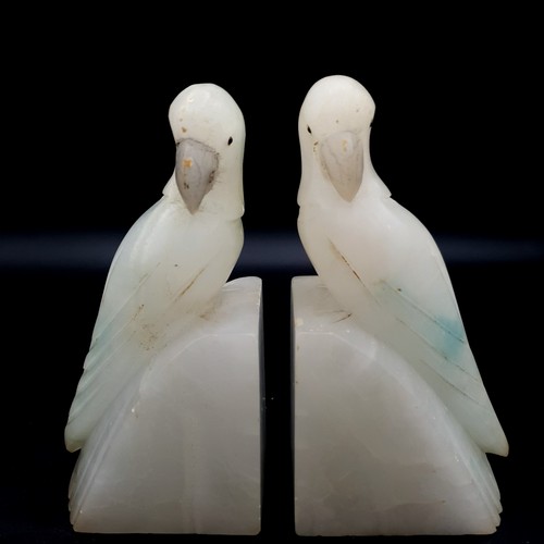 Vintage alabaster parrot - vintage,