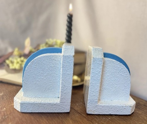 Vintage art deco bookends pair - deco,