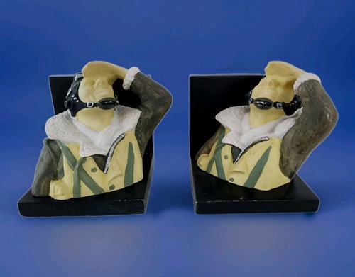 Bookends vintage aviator - , vintage,