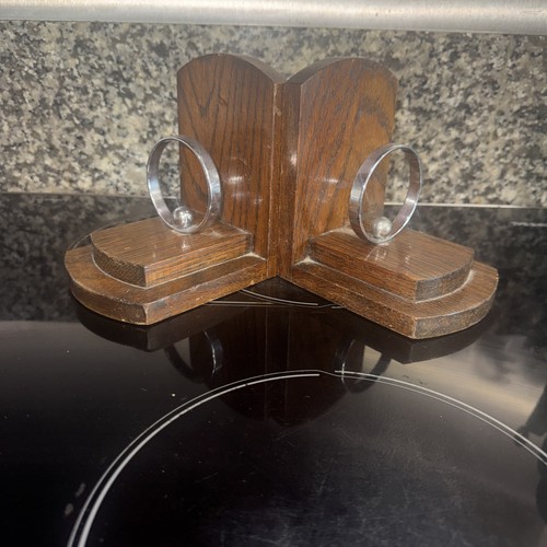 Vintage art deco book ends - deco,