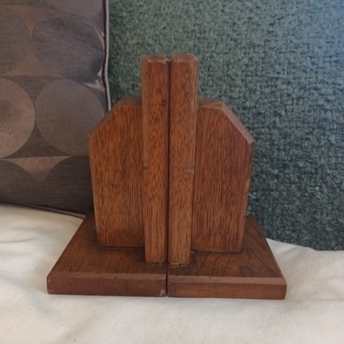 Pair vintage art - deco, bookends