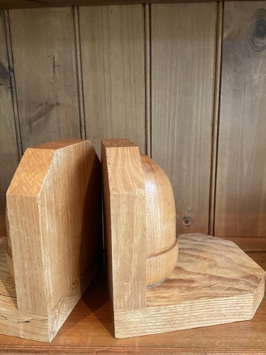 Vintage hand turned acorn - turned,