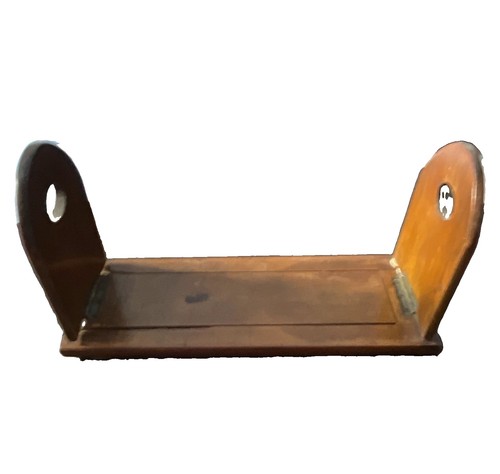 Art deco wood metal bookends - art, &