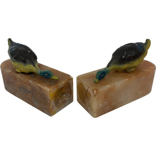 Vintage art deco duck marble - deco,