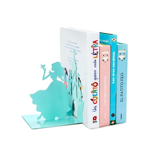Book ends blue metal heavy - book,