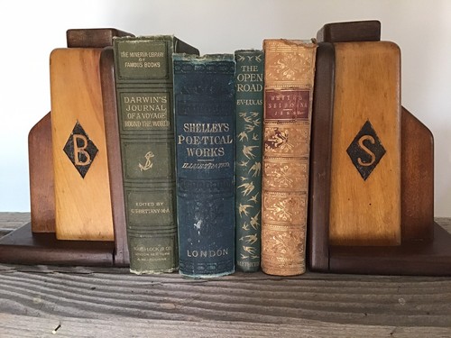 Vintage art deco carved - art, book