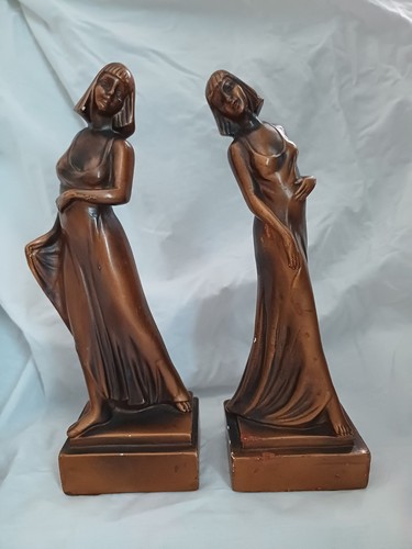 Pair vintage bronze - of,