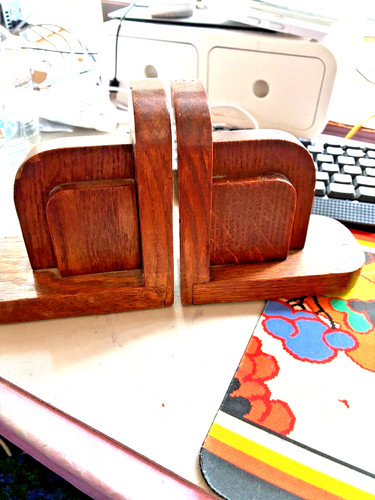 Vintage oak art deco theme - vintage,