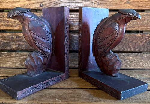 Japanese vintage bookends with - vintage,