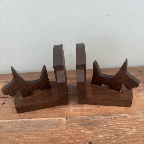 Vintage handmade wooden scotty - handmade,