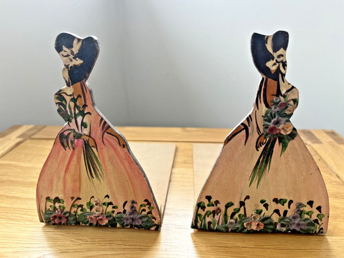 Antique 1900s wooden ladies - 1900s,