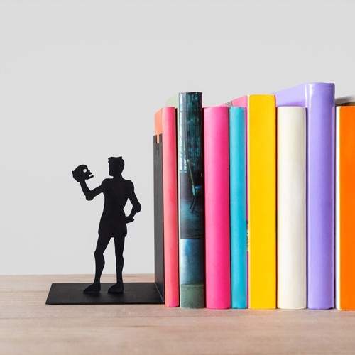 Book ends black metal - book,